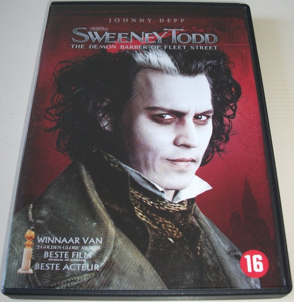 Dvd *** SWEENEY TODD *** The Demon Barber of Fleet Street, Vanaf 16 jaar, Ophalen of Verzenden, Zo goed als nieuw, Overige genres