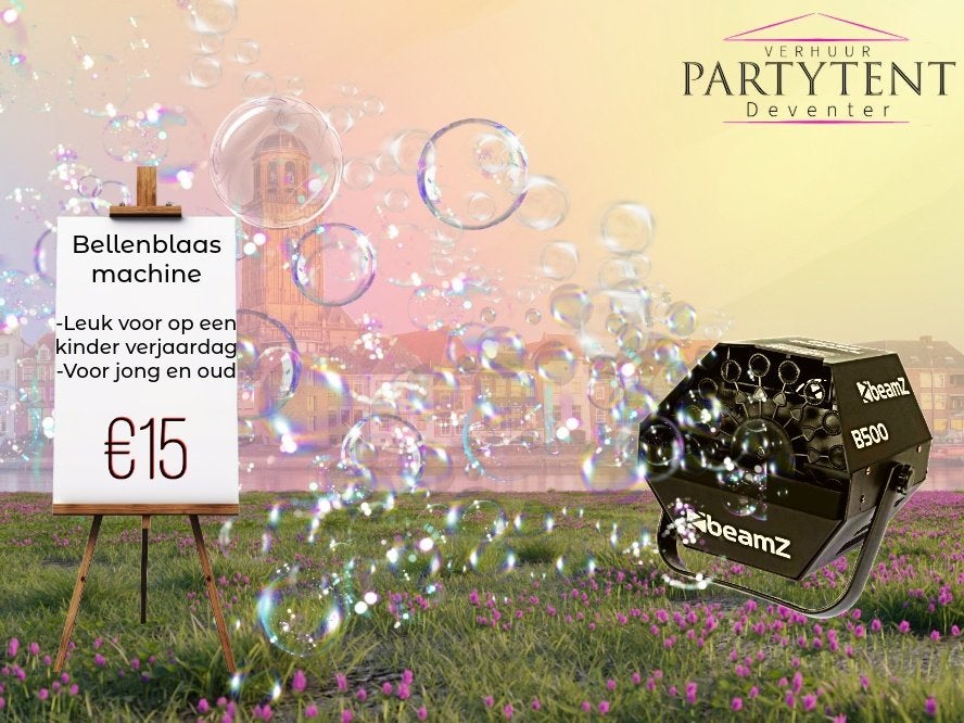 Bellenblaasmachine huren voor vrolijk feestmoment, Ophalen, Nieuw, Overige