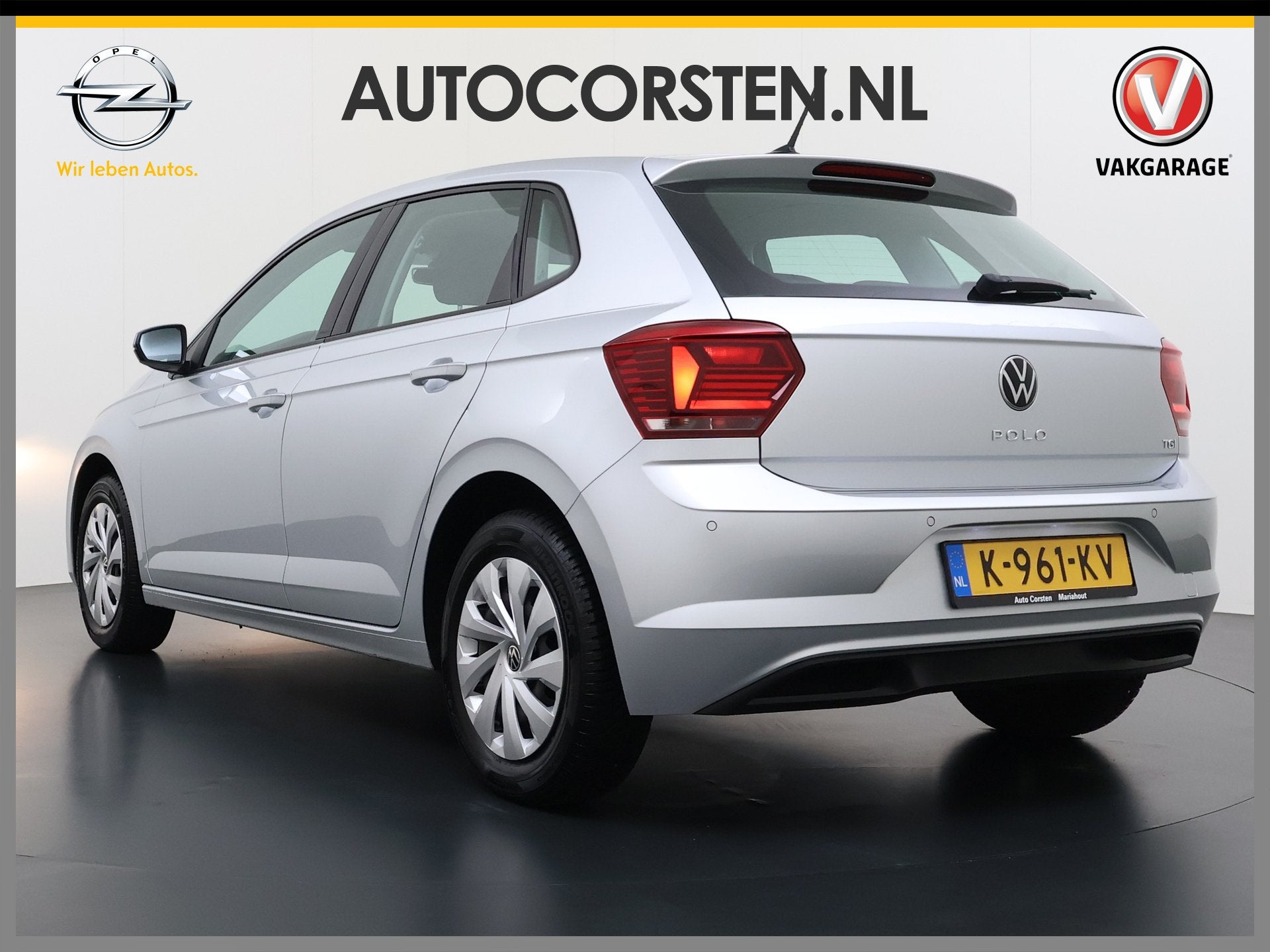 Volkswagen Polo 1.0TGI CNG 5Drs Adap.Cruise Apple Carplay An, Auto's, Voorwielaandrijving, Dealer onderhouden, Stof, CNG (Aardgas)