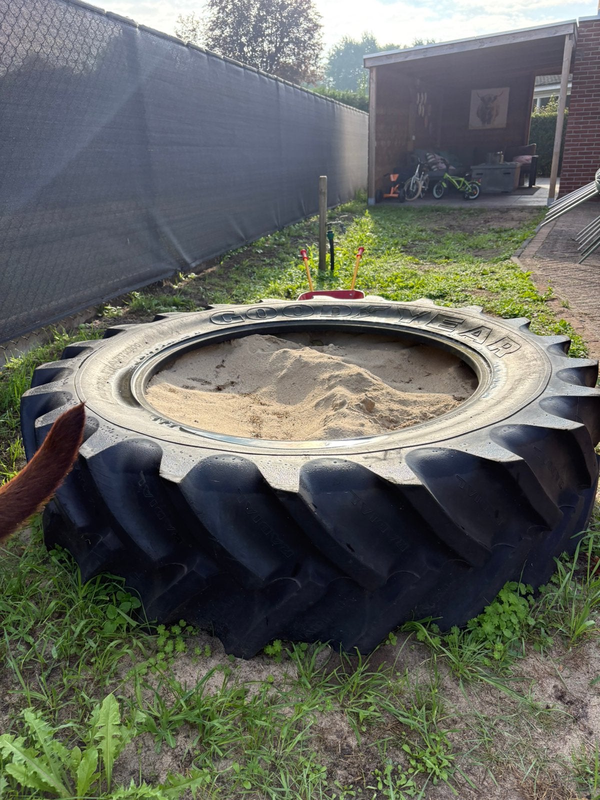 Zandbak tractorband, Kinderen en Baby's, Ophalen, Gebruikt