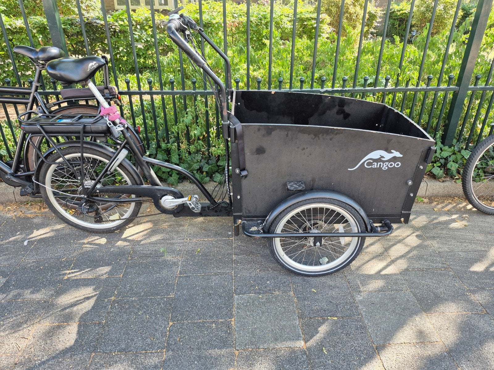 Cangoo Groovy bakfiets klusproject zonder accu, Fietsen en Brommers, Fietsen | Bakfietsen, Overige merken, 4 kinderen of meer