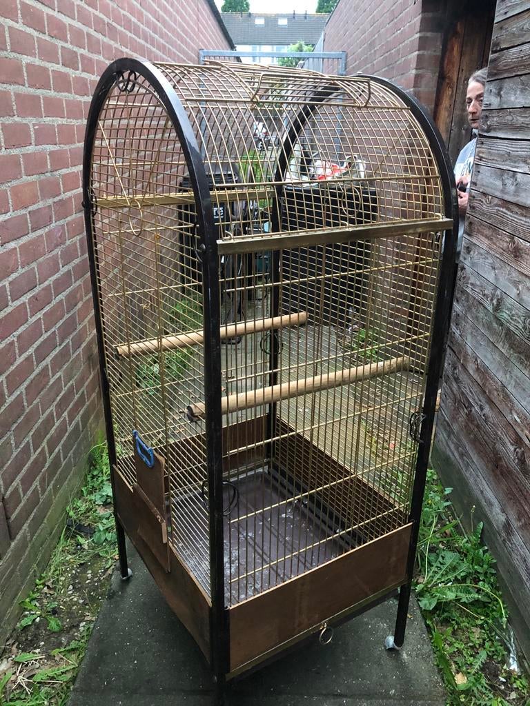 Papegaai kooi  1.73 x 70 x 60 nu voor 35€, Dieren en Toebehoren, Vogels | Hokken en Kooien, Ophalen, Gebruikt, Metaal, Vogelkooi
