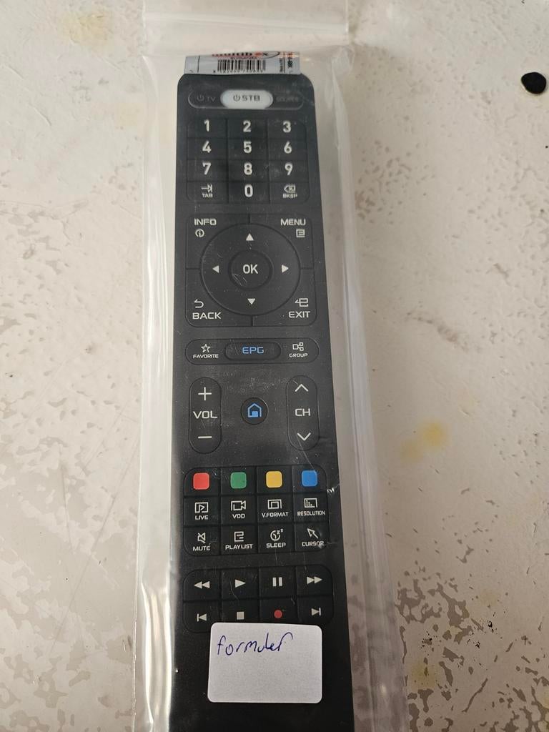 Formuler afstandsbediening voor TV/STB, Universeel, Onbekend, Nieuw, Ophalen of Verzenden