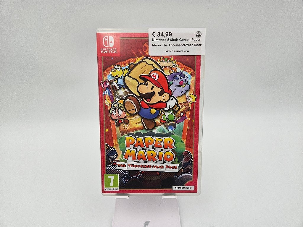 Nintendo Switch Game | Paper Mario The Thousand-Year Door, 1 speler, Ophalen of Verzenden, Zo goed als nieuw, Role Playing Game (Rpg)