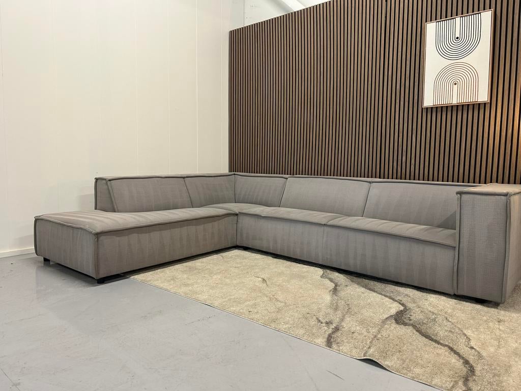 By Sidde - Silver Grey - Hoekbank - Nette Staat, Ophalen of Verzenden, Zo goed als nieuw, 150 cm of meer, Vierpersoons of meer