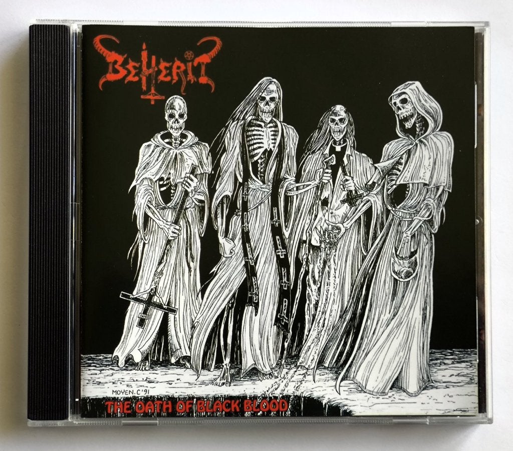 Beherit - The Oath Of Black Blood CD (jewelcase) heruitgave, Cd's en Dvd's, Verzenden, Zo goed als nieuw, Reissue, Black metal