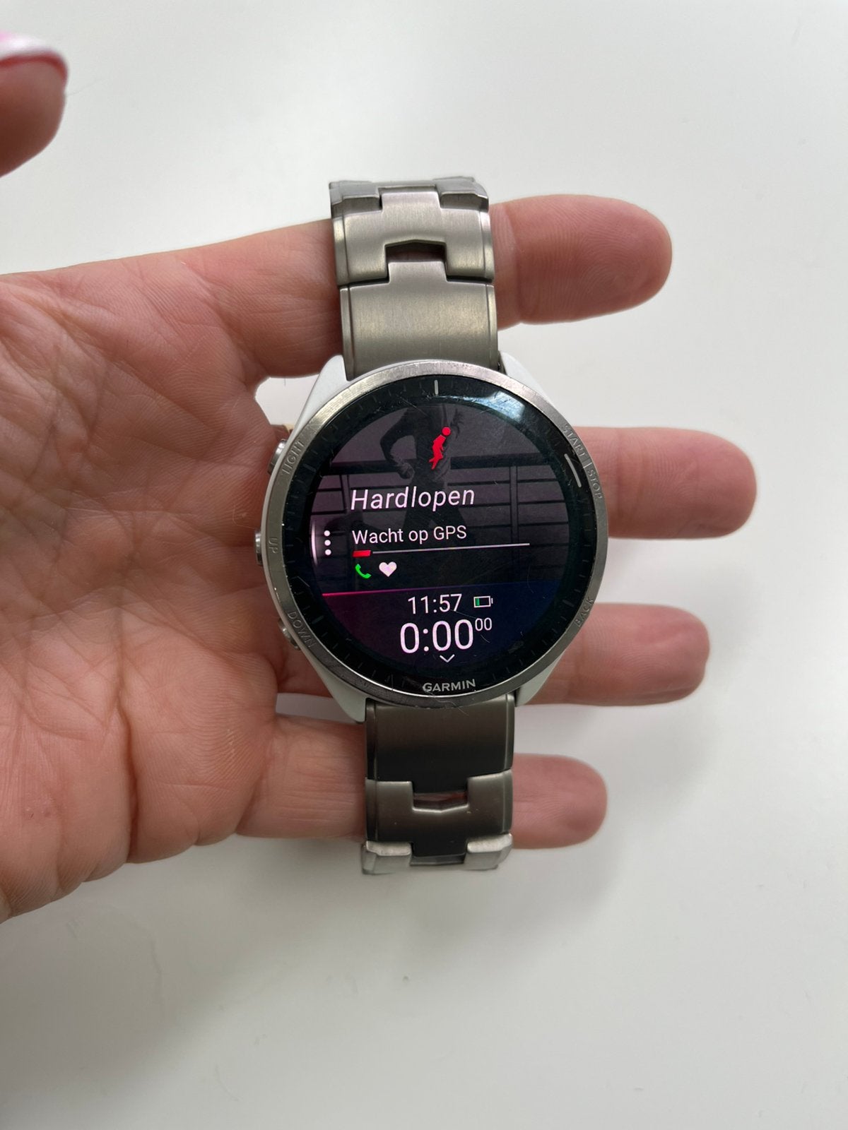 Garmin Forerunner 965 GPS-hardloophorloge, Stappen, IOS, Ophalen of Verzenden, Zo goed als nieuw
