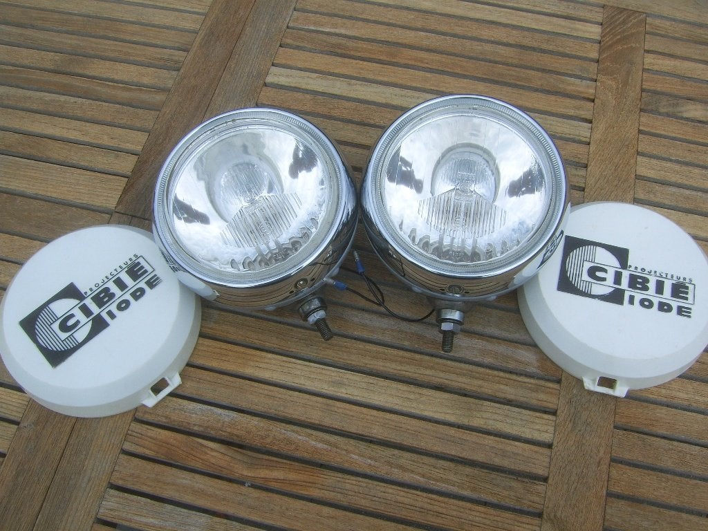 Cibie Oscar 180mm Verstralers + Kappen, Ophalen of Verzenden