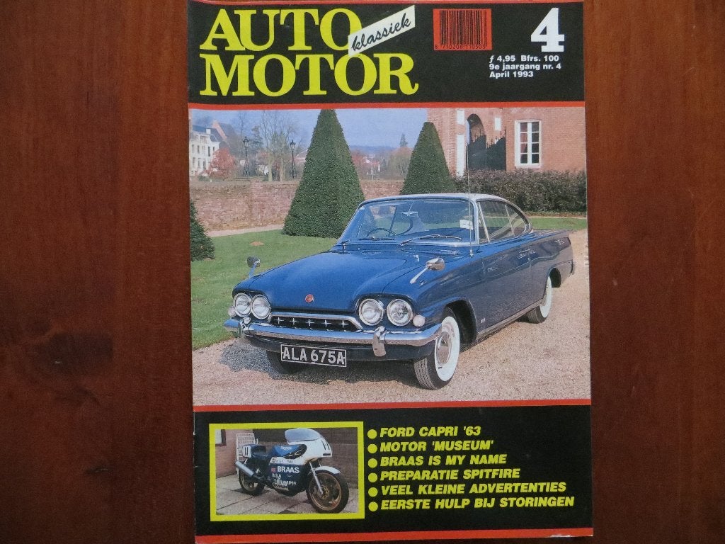 Auto Motor Klassiek 4 1993 Jaguar XJ6 Series 1, Simca 1501, Ophalen of Verzenden, Nieuw, Overige merken