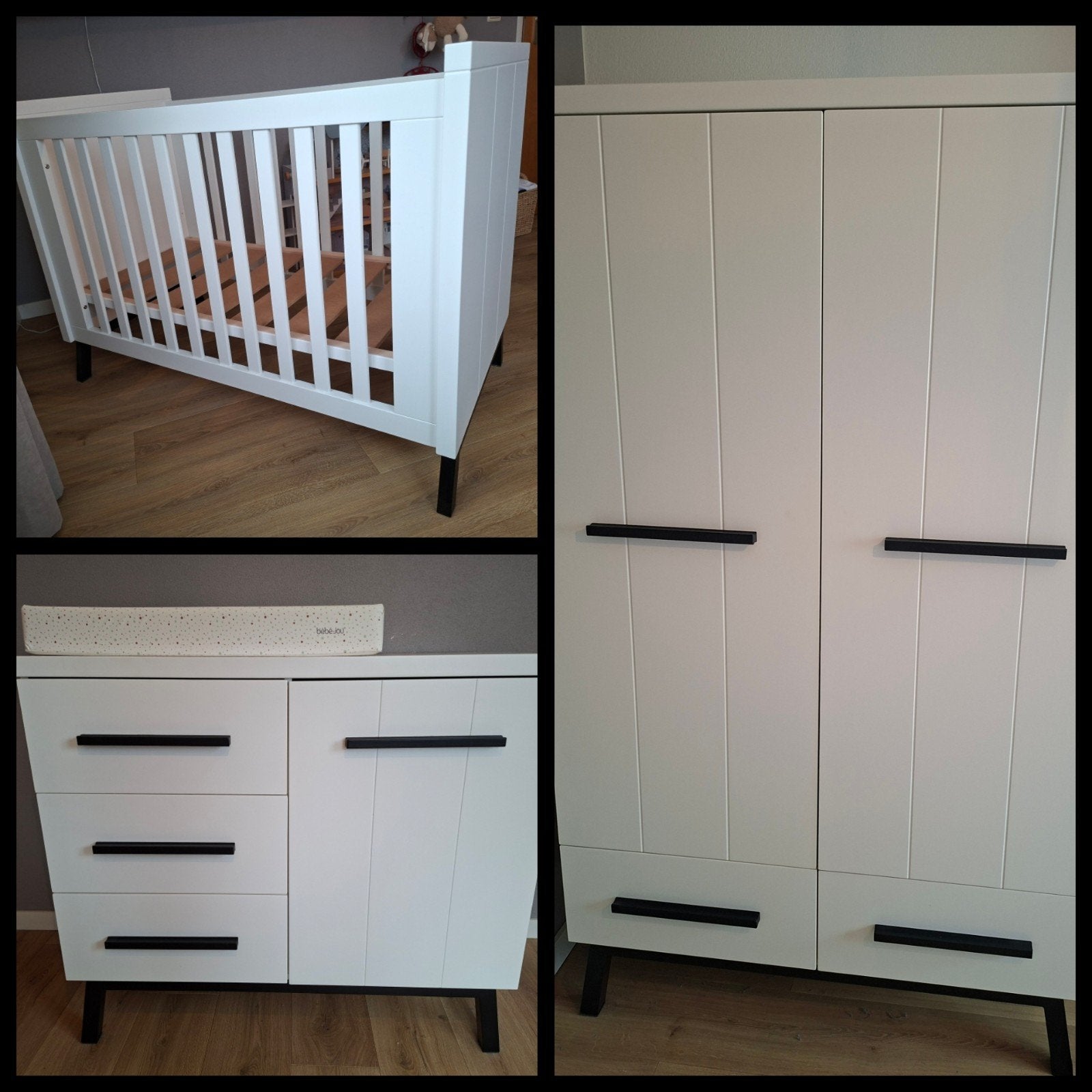 Babykamer Set: Kast + Commode + Ledikant, Ophalen, Gebruikt, Jongetje of Meisje