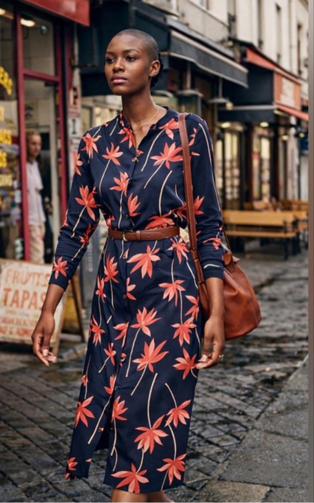 Sézane jurk maat 36, Kleding | Dames, Jurken, Zo goed als nieuw, Maat 36 (S), Blauw, Onder de knie, Ophalen of Verzenden