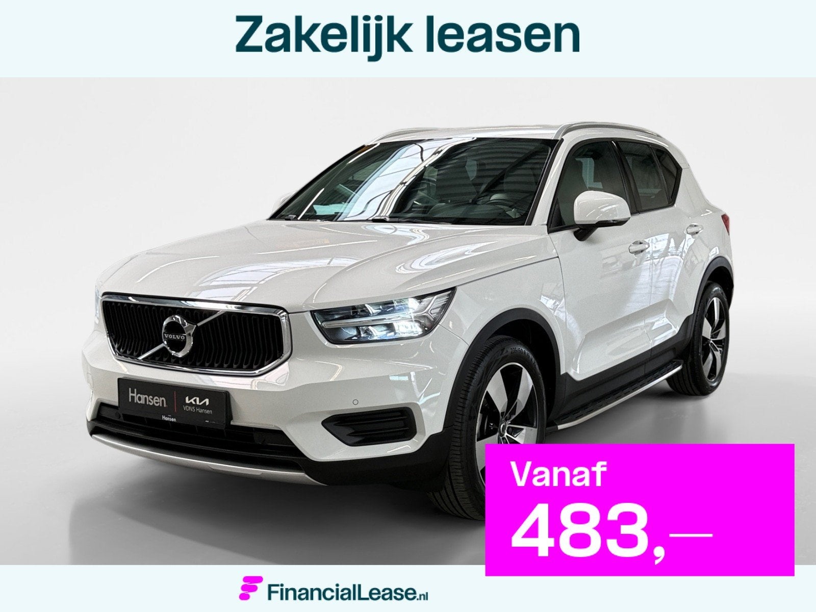 Volvo XC40 1.5 T2 Momentum Business I Leder I CarPlay I Adap, Gebruikt, Euro 6, 129 pk, Wit