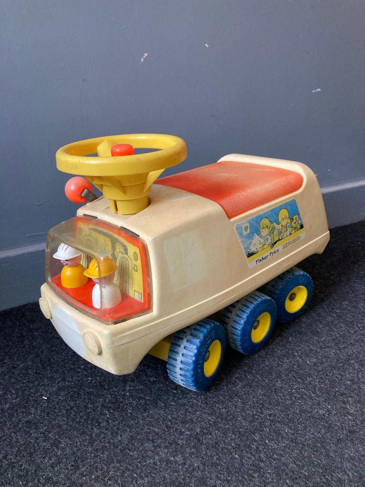Vintage Fisher-Price Explorer 980 Loopwagen, Ophalen, Gebruikt, Auto of Voertuig