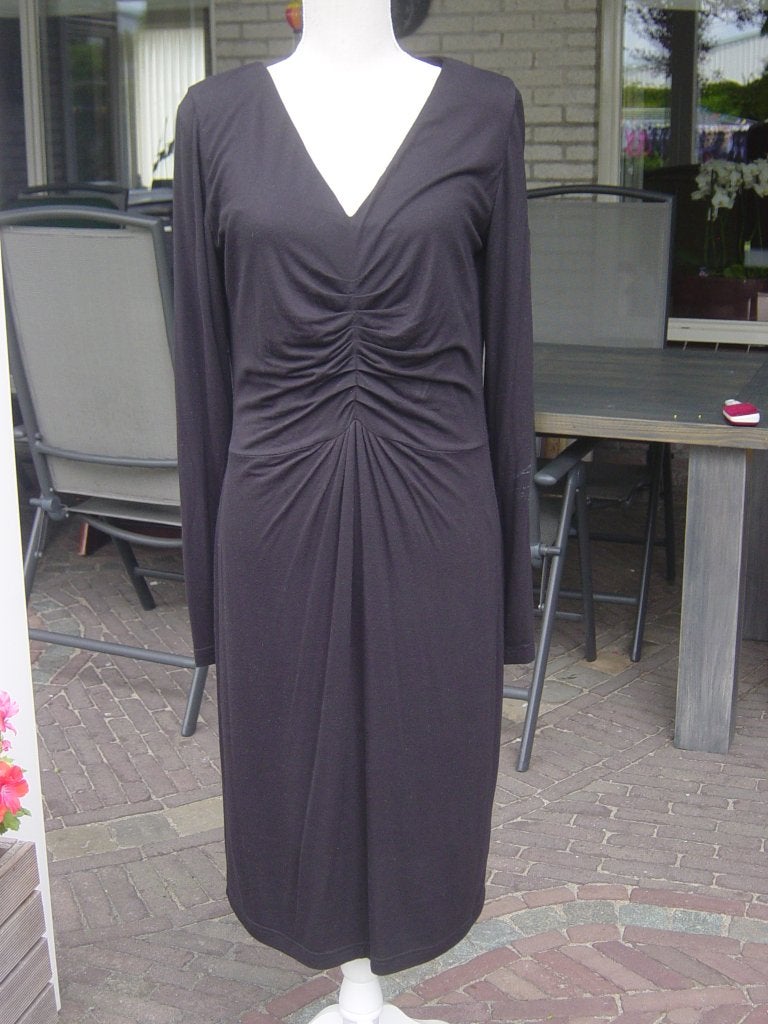Jurk Zwart Bandolera Maat 42, Kleding | Dames, Zwart, Maat 42/44 (L), Ophalen of Verzenden, Zo goed als nieuw