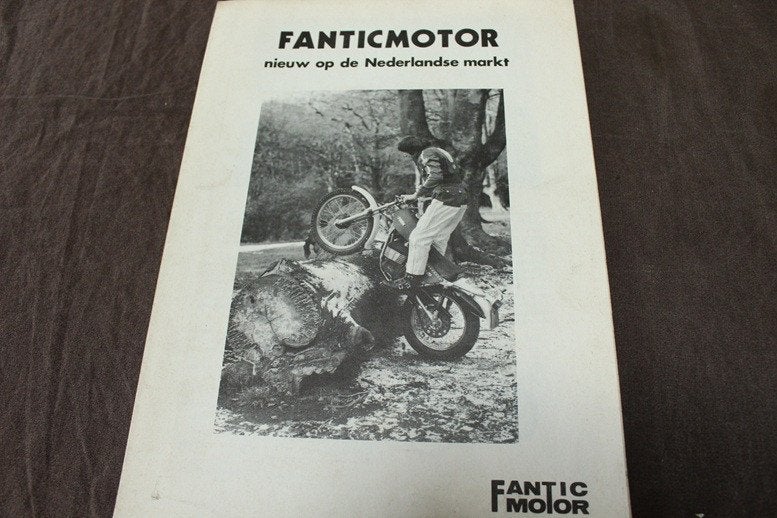 Fantic motor 1978 motorfiets verkoop folder, Ophalen of Verzenden, Overige merken