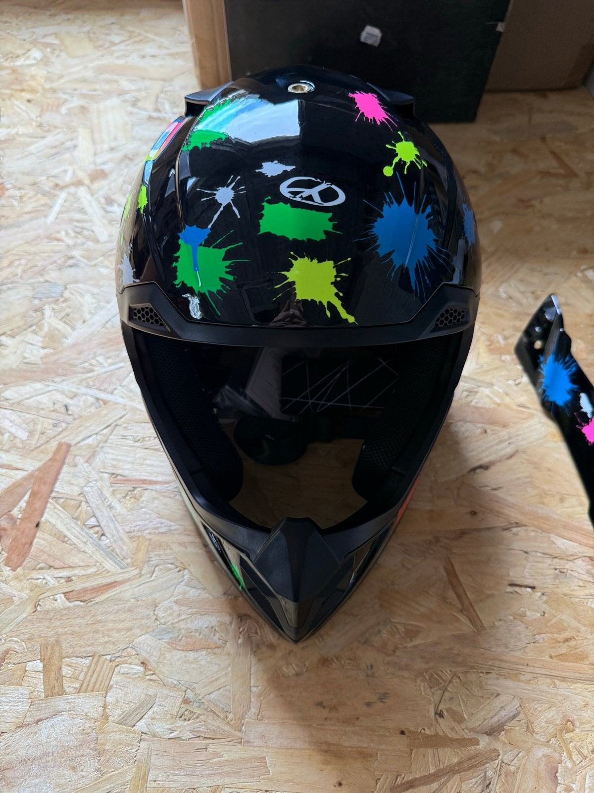 Nieuw! Full-Face Crosshelm / MTB Helm, Overige merken, M, Ophalen of Verzenden, Tweedehands
