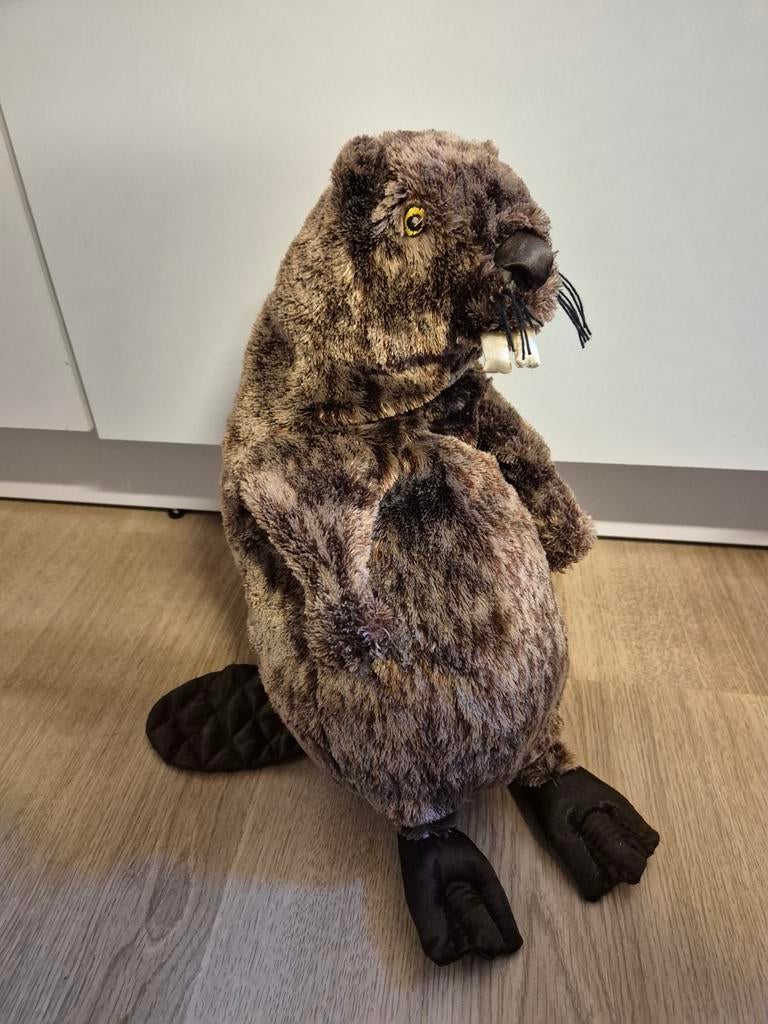 IKEA bever knuffel 45 cm, Ophalen of Verzenden