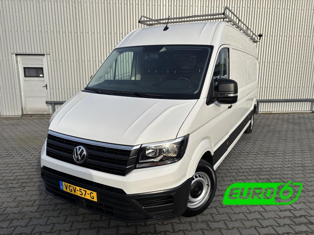 Volkswagen Crafter 2.0 TDI L4H3*A/C*CRUISE*CAM*CARPLAY*3PERS, Stof, Gebruikt, 4 cilinders, Volkswagen