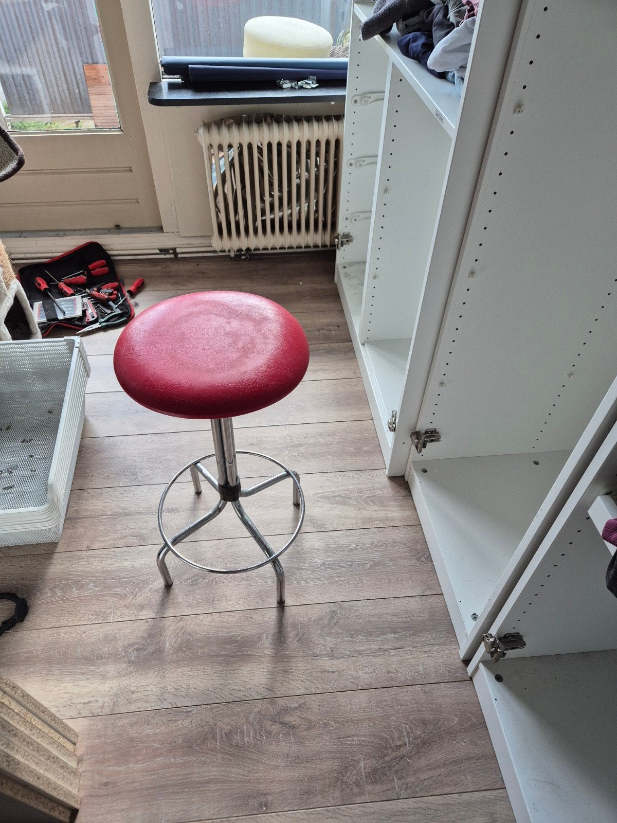 Vintage kruk, Huis en Inrichting, Ophalen, Gebruikt, IJzer