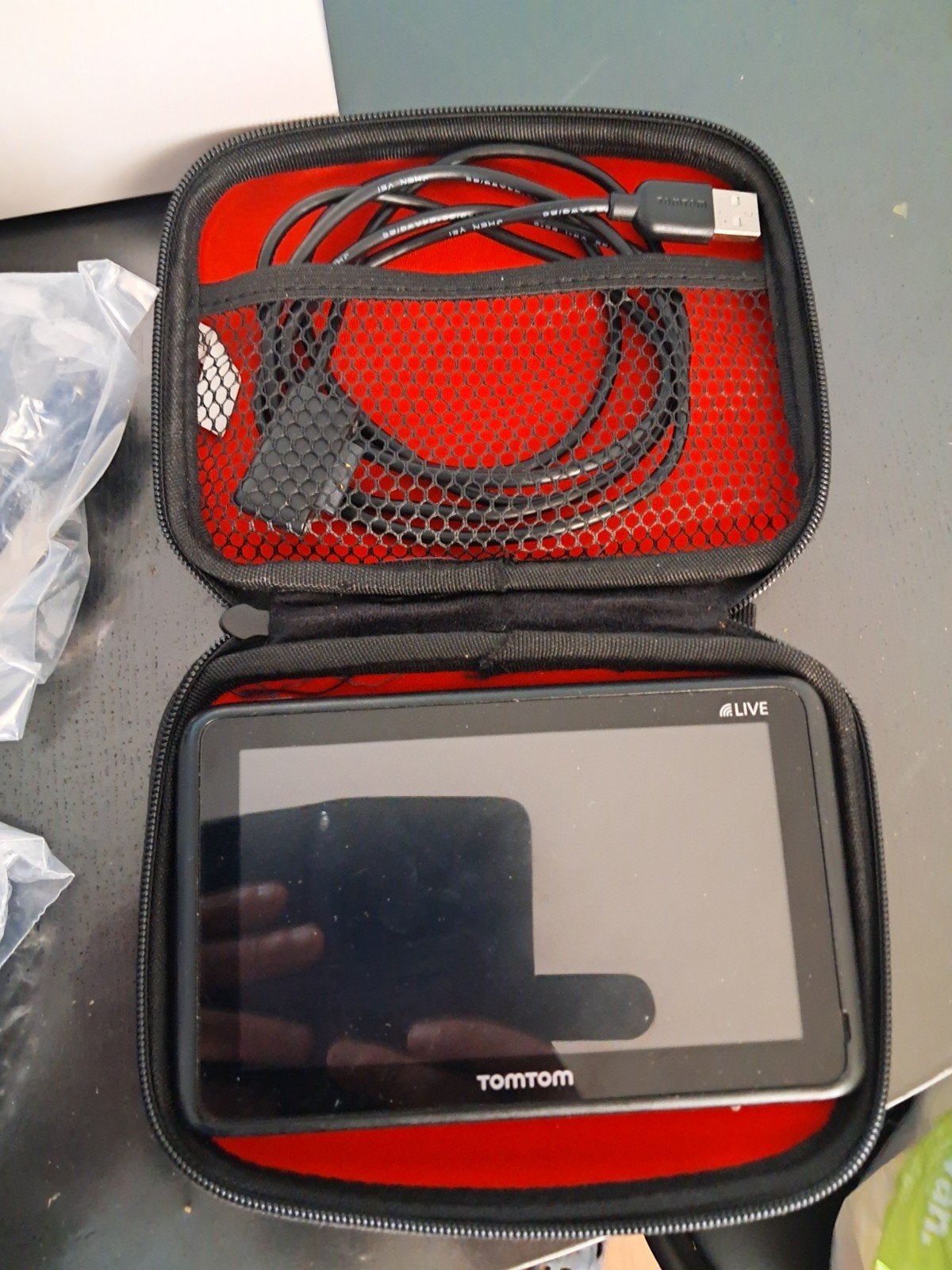 TomTom One Navigatiesysteem met accessoires, Auto diversen, Autonavigatie, Ophalen of Verzenden, Gebruikt