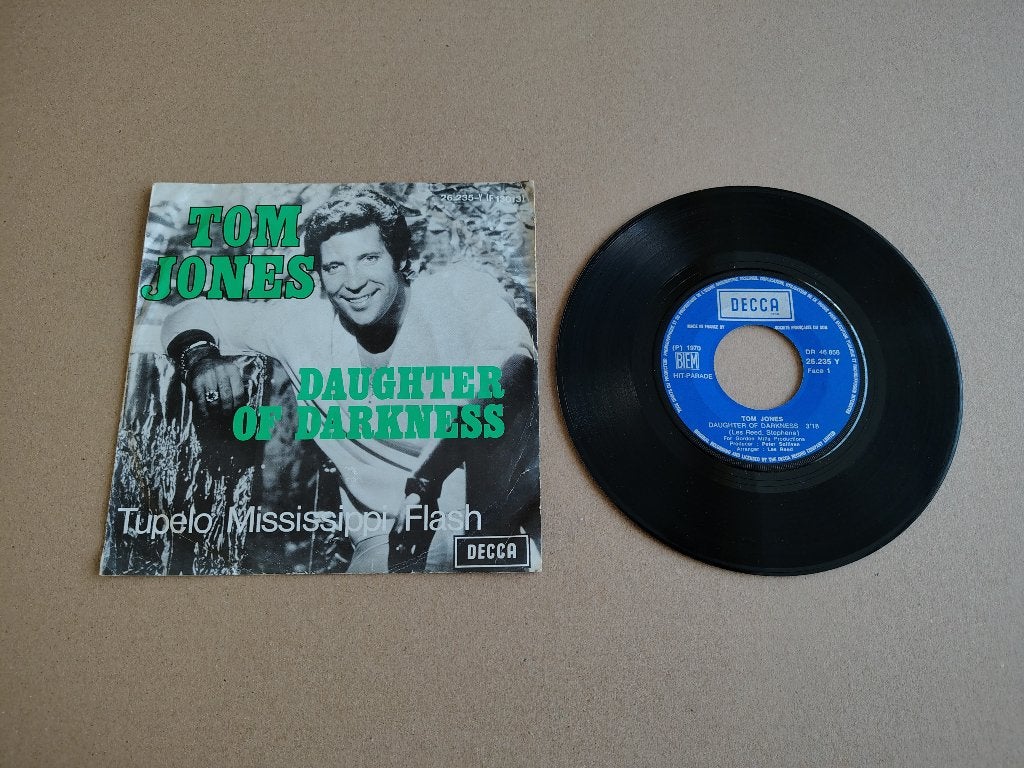 Single: Tom Jones - Daughter Of Darkness (1968), Verzenden, Gebruikt, 7 inch, Pop