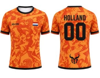 Oranje voetbal fan T-shirts - Nederlands Elftal Team Shirt, Verzamelen, Ophalen of Verzenden, Nieuw, Overige binnenlandse clubs