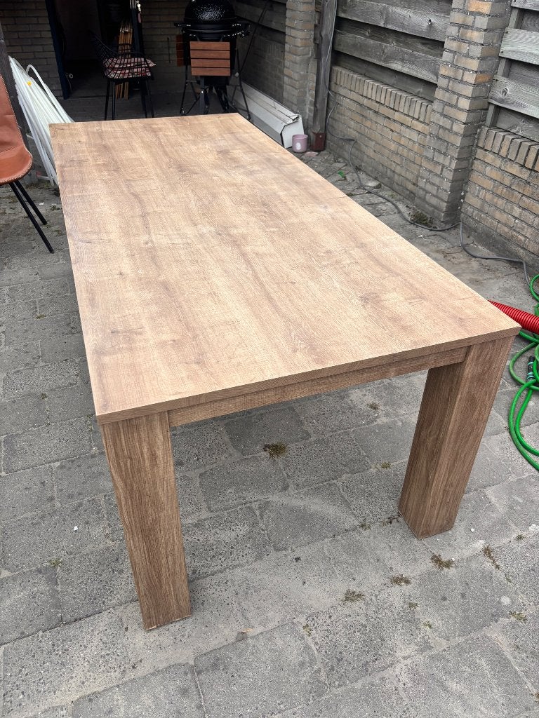 Eettafel, Huis en Inrichting, Tafels | Eettafels, Ophalen, Gebruikt, 200 cm of meer, 50 tot 100 cm