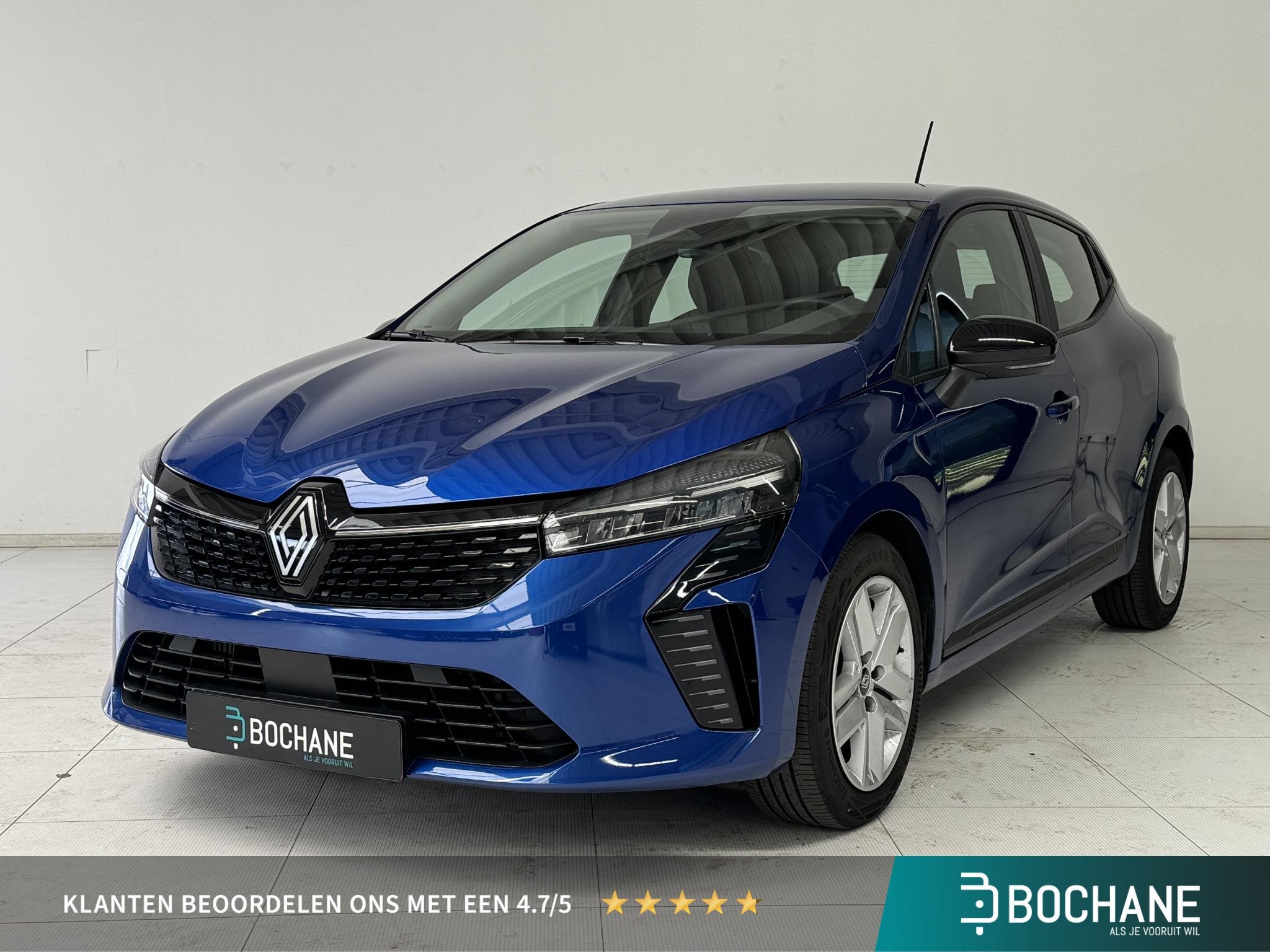 Renault Clio 1.0 TCe 90 GPF Evolution | Parkeersensoren | Ap, Stof, Gebruikt, Met garantie (alle), Blauw