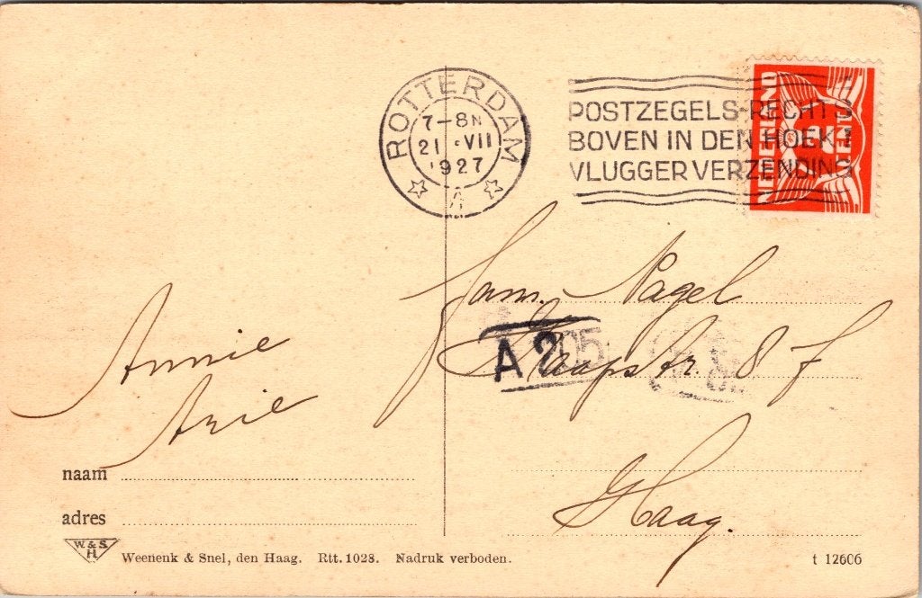 Rotterdam - 12 antieke ansichtkaarten Maashaven XI, Verzamelen, Verzenden, 1920 tot 1940, Gelopen, Zuid-Holland