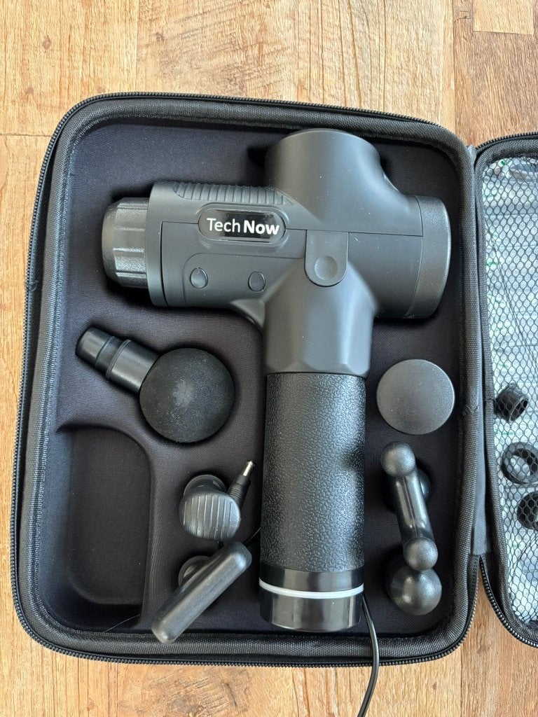 Massage gun Technow, Ophalen of Verzenden, Zo goed als nieuw, Apparaat