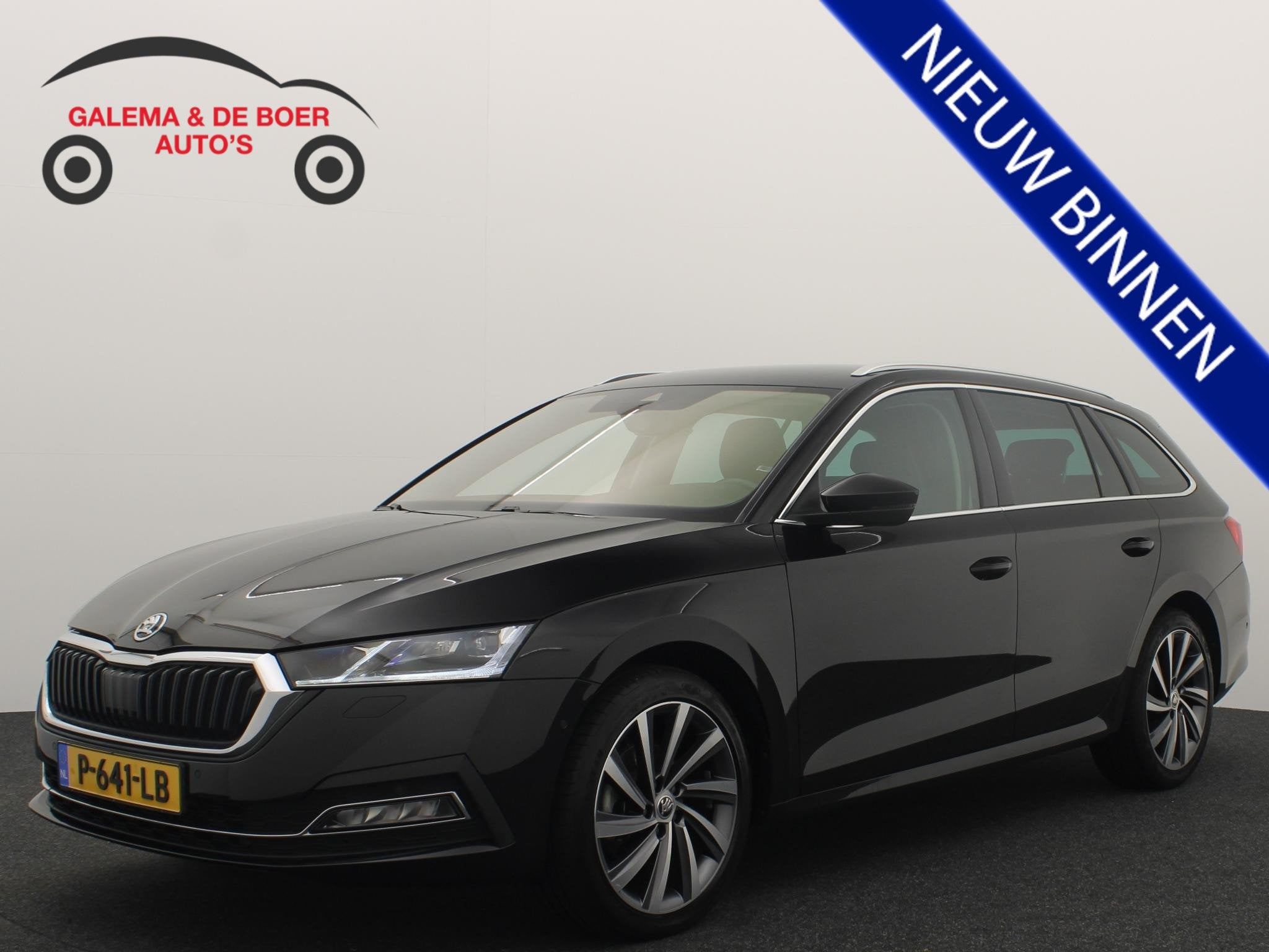 Skoda Octavia Combi 1.5 e-TSI Business Edition Plus AUTOMAAT, Auto's, 4 cilinders, Zwart, 1316 kg, Automatische klimaatregeling