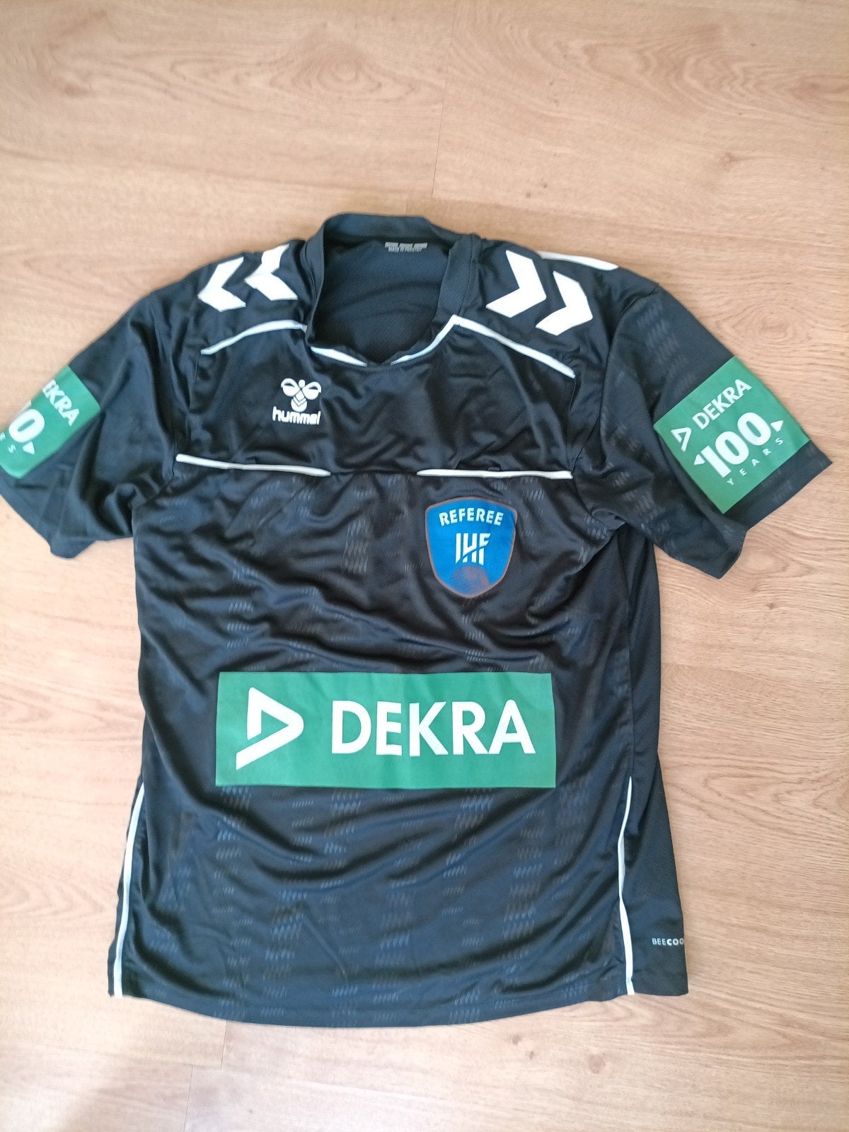 Hummel DEKRA Scheidsrechtersshirt Maat M, Maat 48/50 (M), Zwart, Nieuw, Ophalen of Verzenden