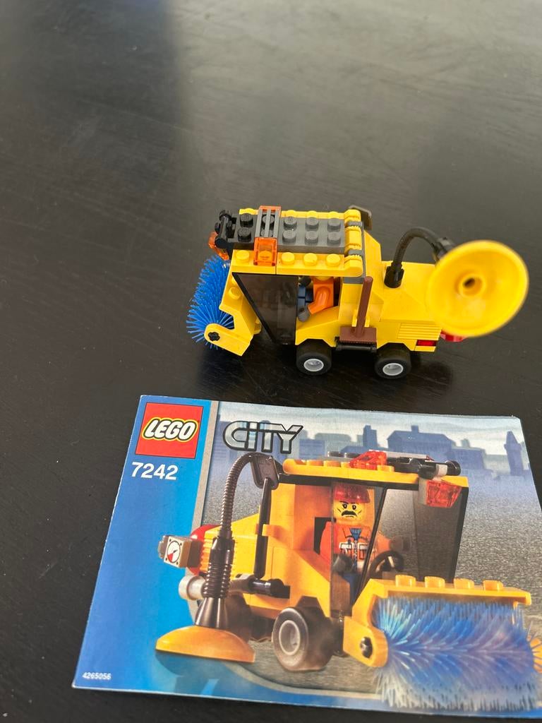 Lego City 7242 Straatveger met handleiding, Ophalen of Verzenden, Gebruikt, Overige merken