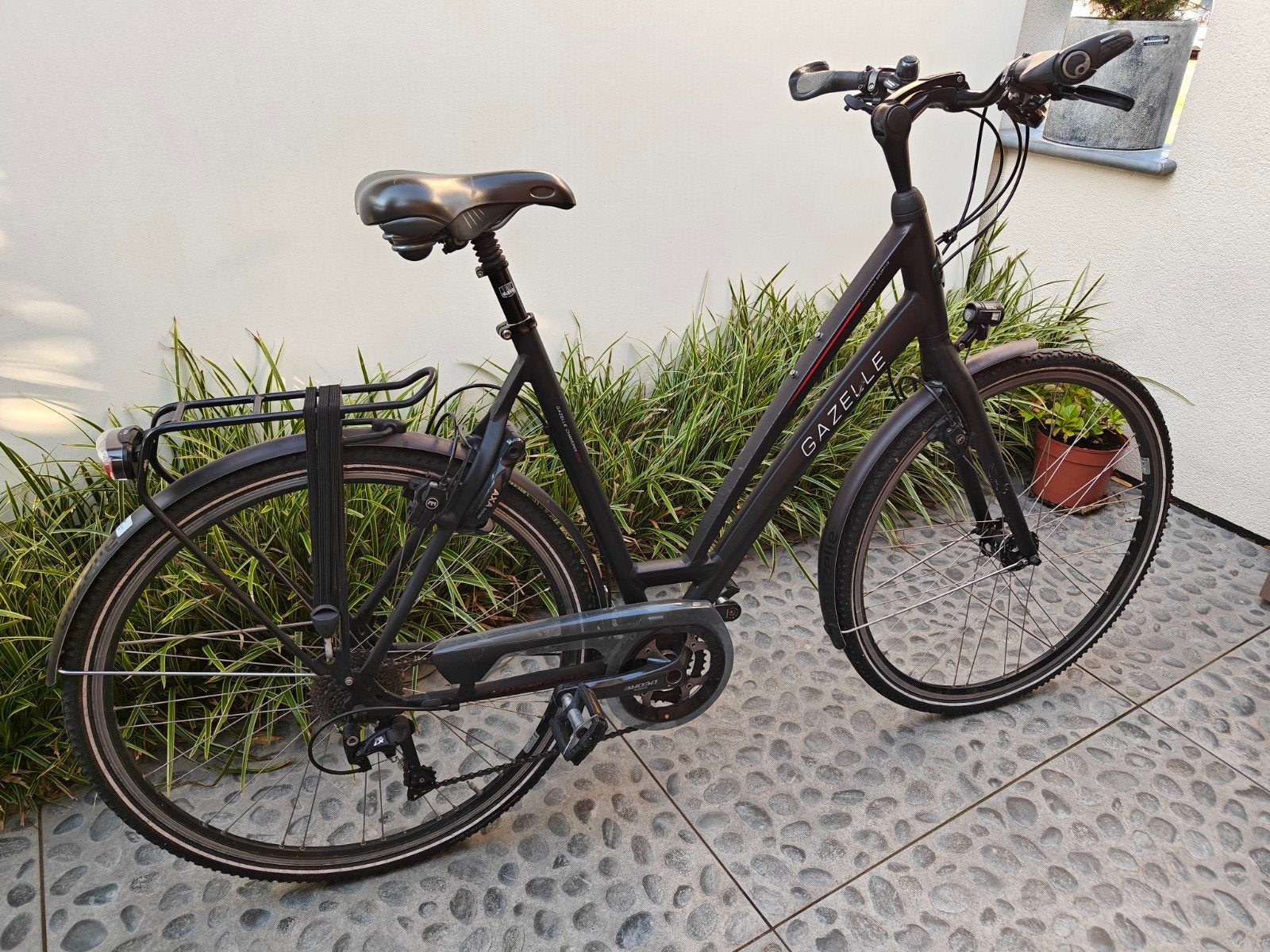 Gazelle Chamonix S30 dames 57 cm 3x10 weinig km, Ophalen, Velgrem, Versnellingen, 56 cm of meer
