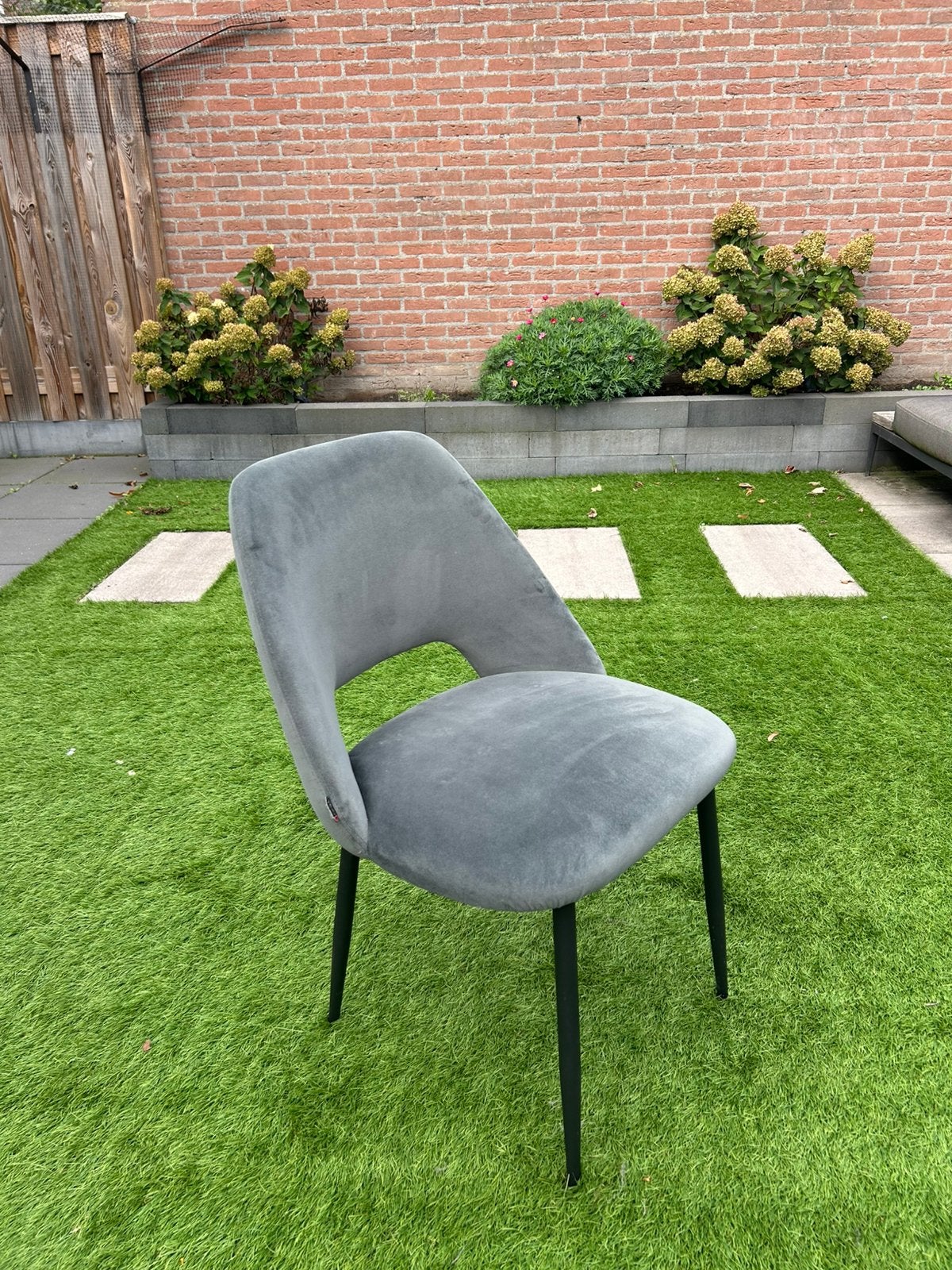 5x Goossens Emma eetkamerstoel, Ophalen, Gebruikt, Overige kleuren, Stof