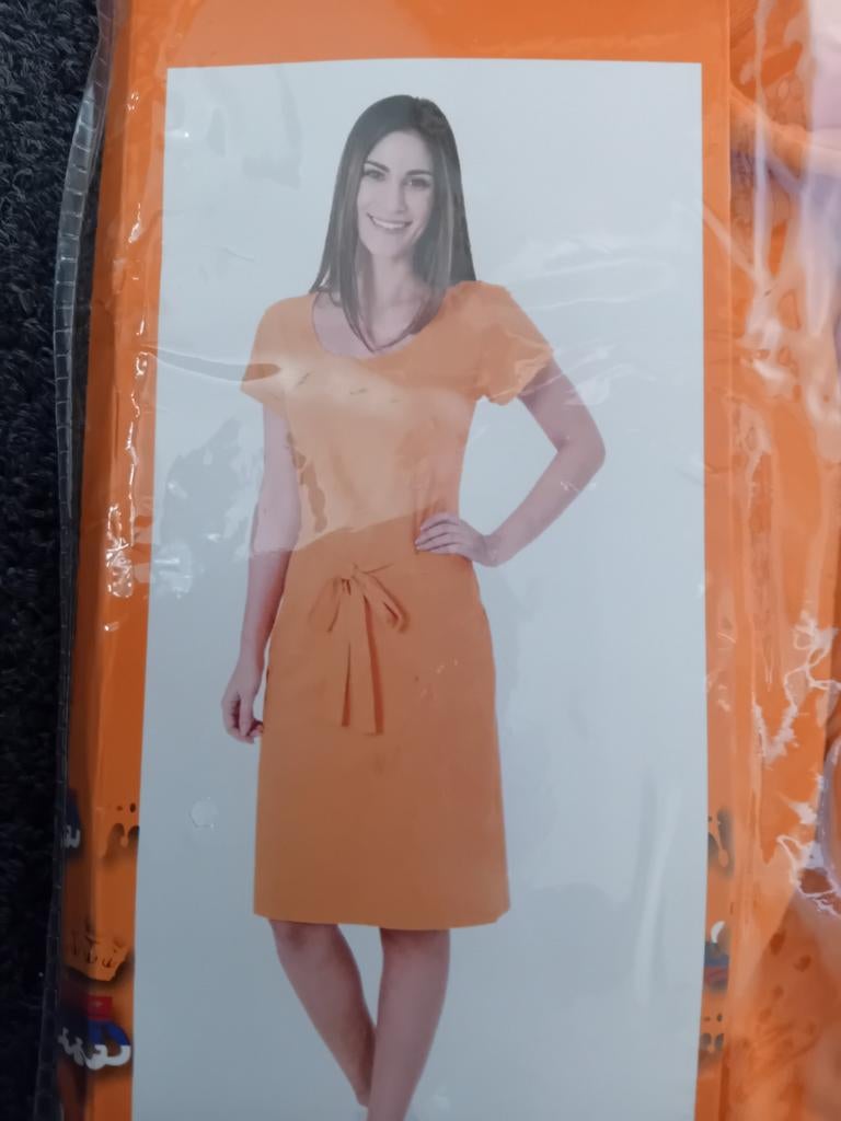 Nieuwe Oranje Jurk Maat L, Kleding | Dames, Jurken, Maat 42/44 (L), Nieuw, Oranje, Ophalen of Verzenden