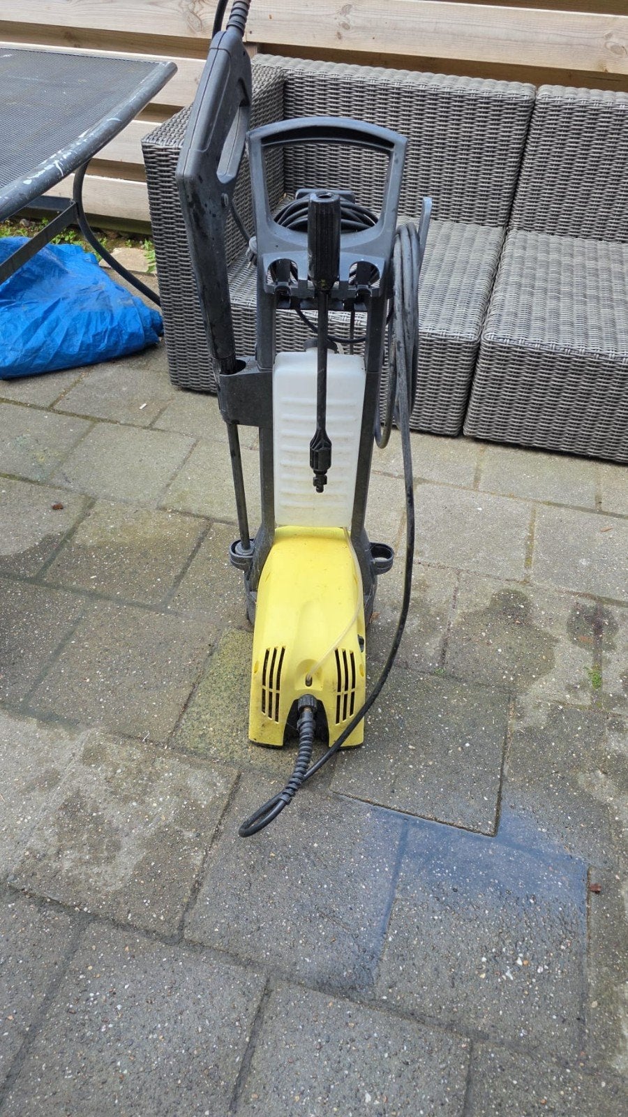 Topcraft hogedrukspuit met vuilfrees, Ophalen, Gebruikt