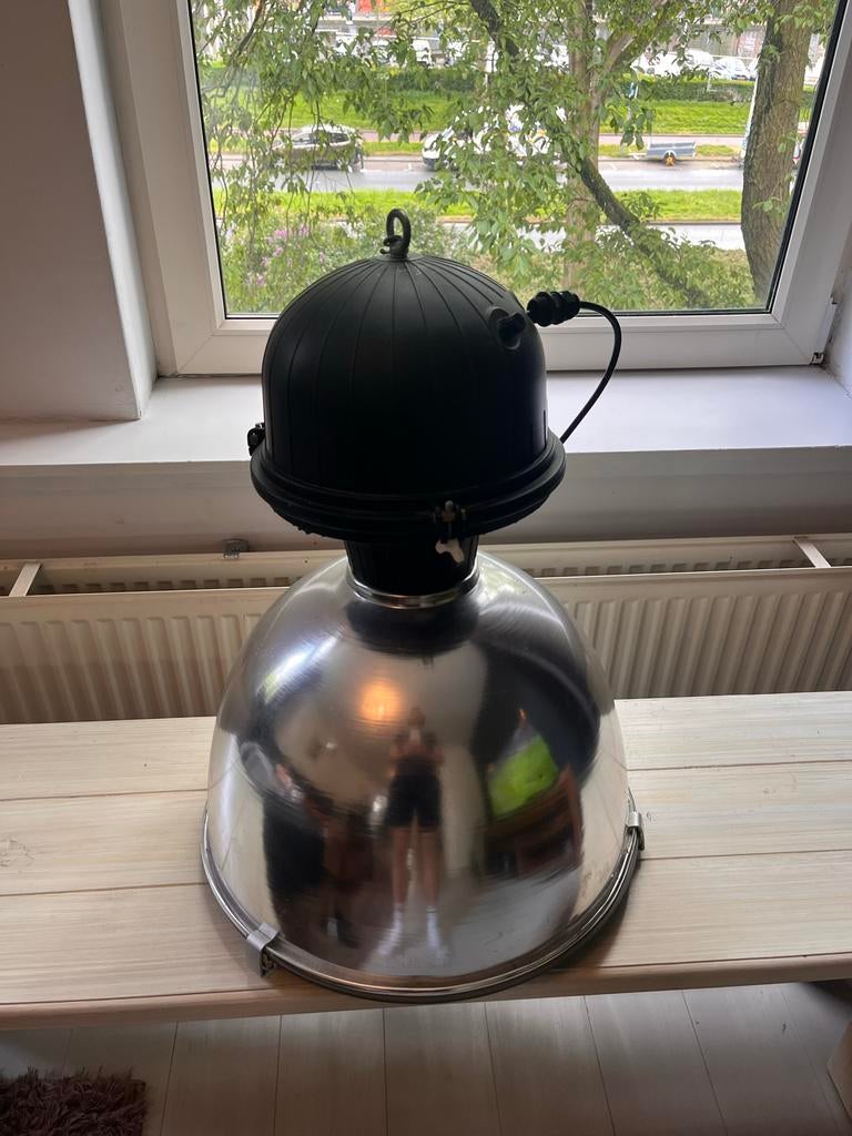 Grote industriële hanglamp - Metaal, Ophalen, Gebruikt, Metaal