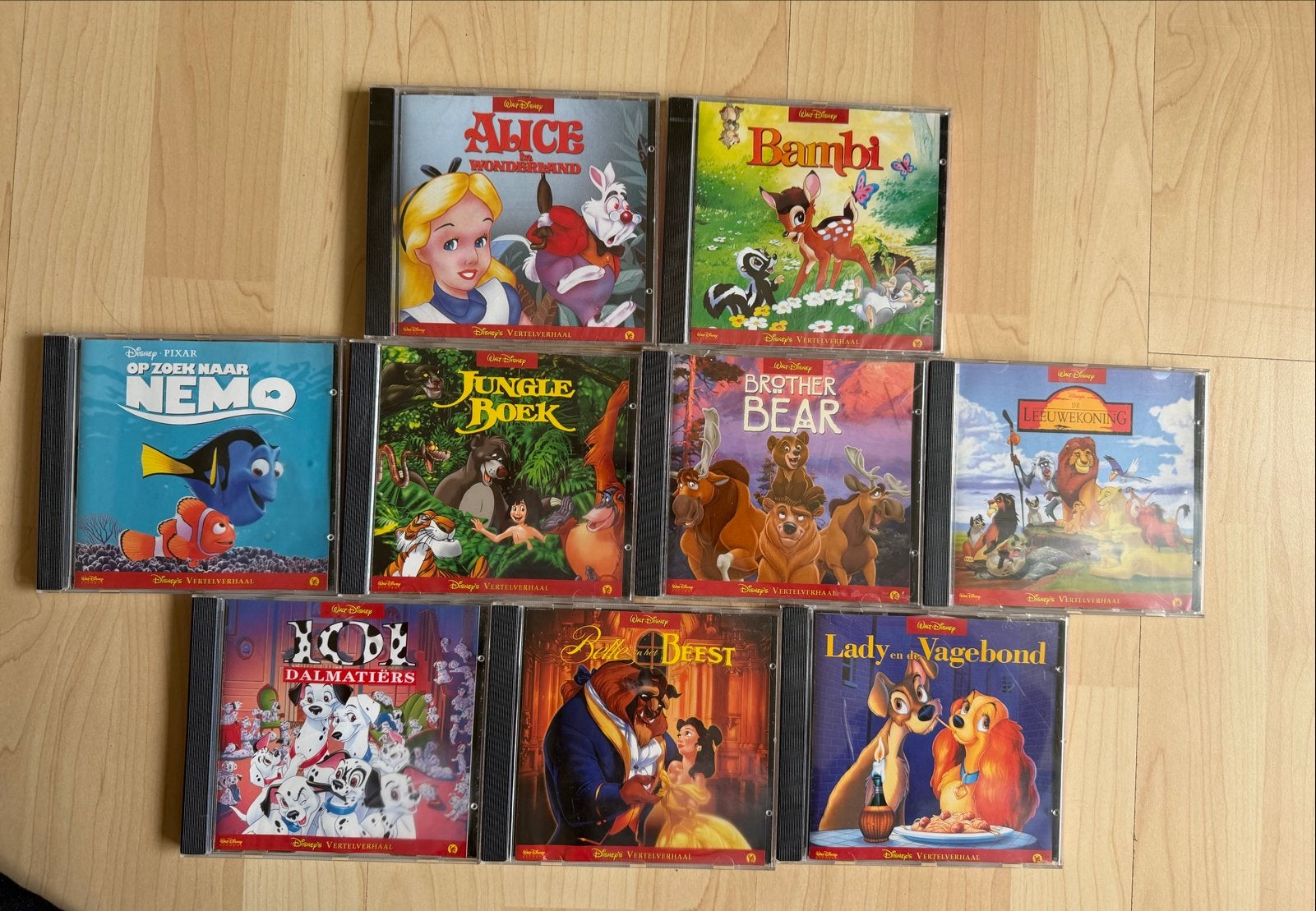 Disney Vertelverhalen CD Collectie (9 stuks) luisterboek, Ophalen of Verzenden, Verhaal of Sprookje, Inclusief doosje, Album