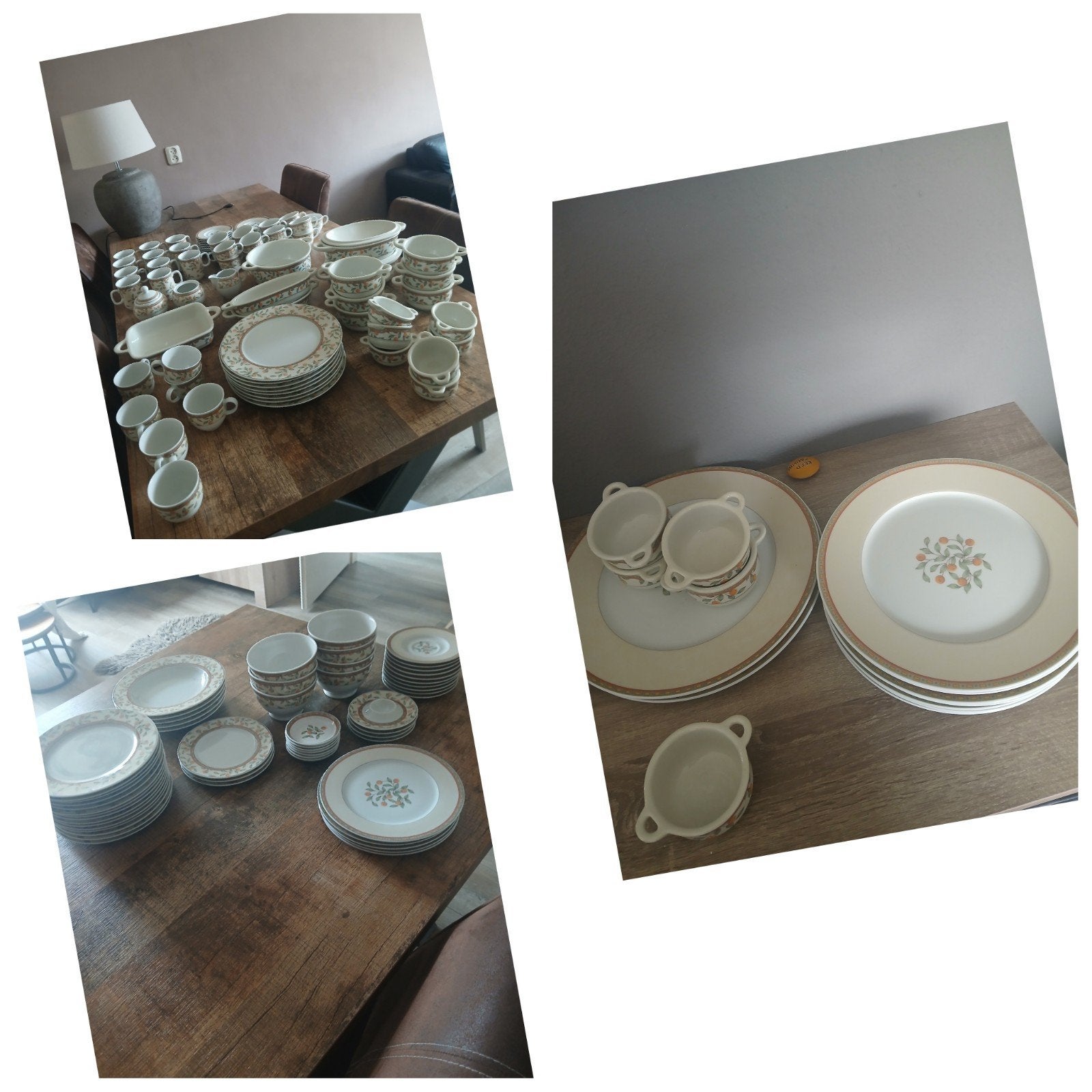 prachtige grote set Koffietijd/Art&Design Servies, Ophalen of Verzenden