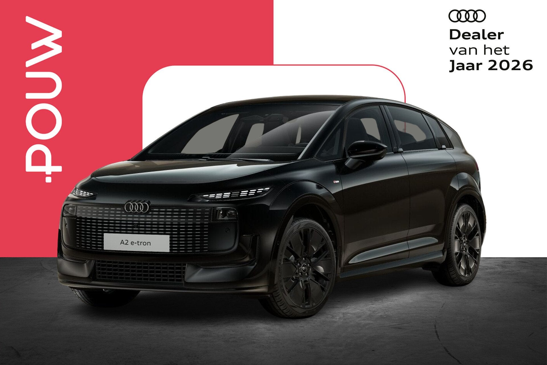 Audi A2 e-tron 231pk S Edition 84 kWh | Panoramadak | 20" Ve, Auto's, Automaat, 12 maanden, Achterwielaandrijving, Zwart