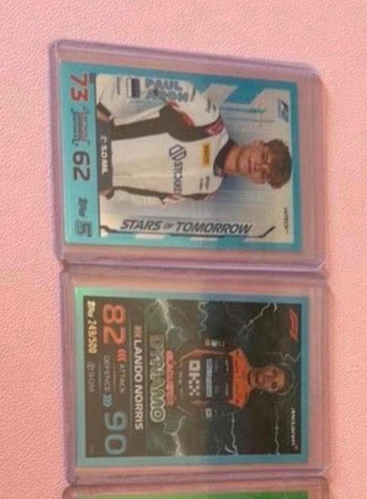 Topps turbo attax 2022/2024 genummerde kaarten. Lando Norris, Ophalen of Verzenden, Nieuw, Meerdere plaatjes