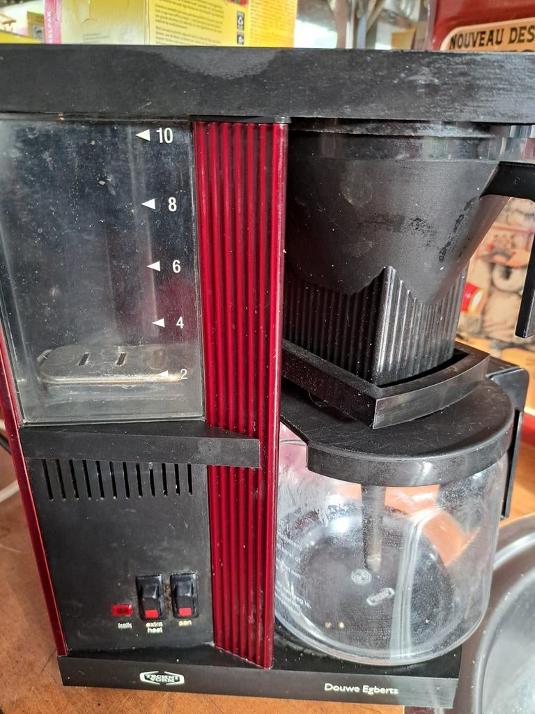 Douwe Egberts Technivorm Koffiezetapparaat, blauw, 4 tot 10 kopjes, Ophalen of Verzenden, Gebruikt, Koffiemachine