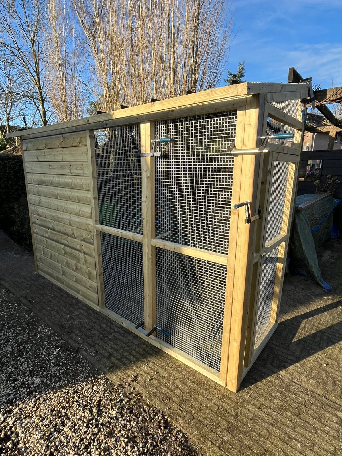 Volieres en kattenrennen op maat gemaakt!, Dieren en Toebehoren, 4221LV, Info@vandoorntimmerwerken.com, Nieuw, Ophalen of Verzenden