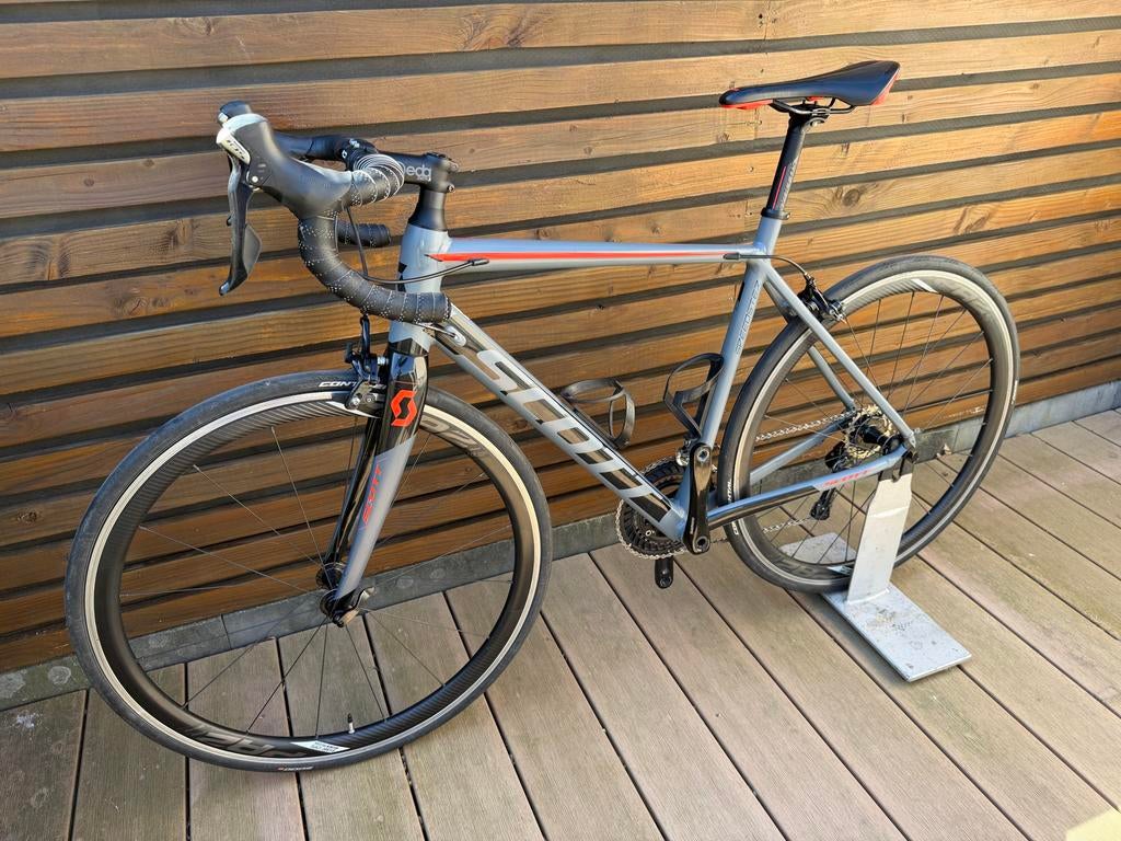 Scott speedster 10 105 R7000 maat M, 28 inch, Gebruikt, Velgrem, Aluminium
