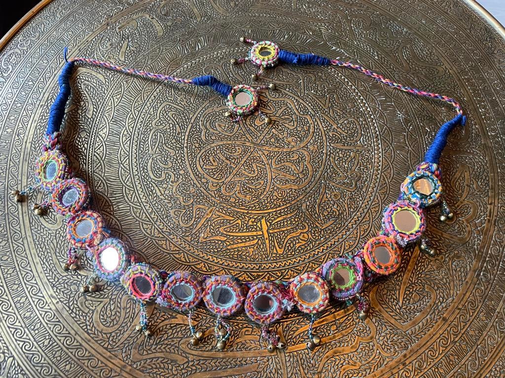 Etnische riem met belletjes voor buikdansen, Ophalen, Gebruikt