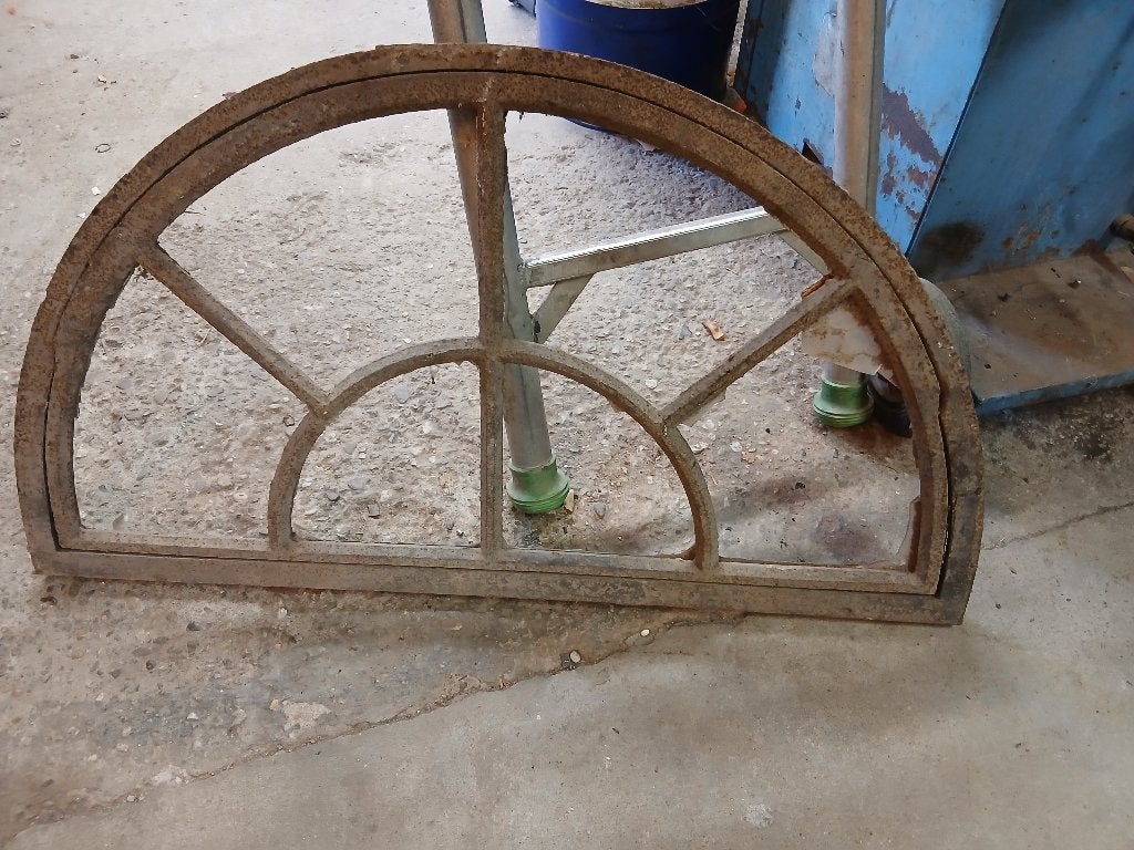 Antiek raam, Doe-het-zelf en Verbouw, Glas en Ramen, Ophalen, Gevelraam of Ruit, Gebruikt, Minder dan 80 cm