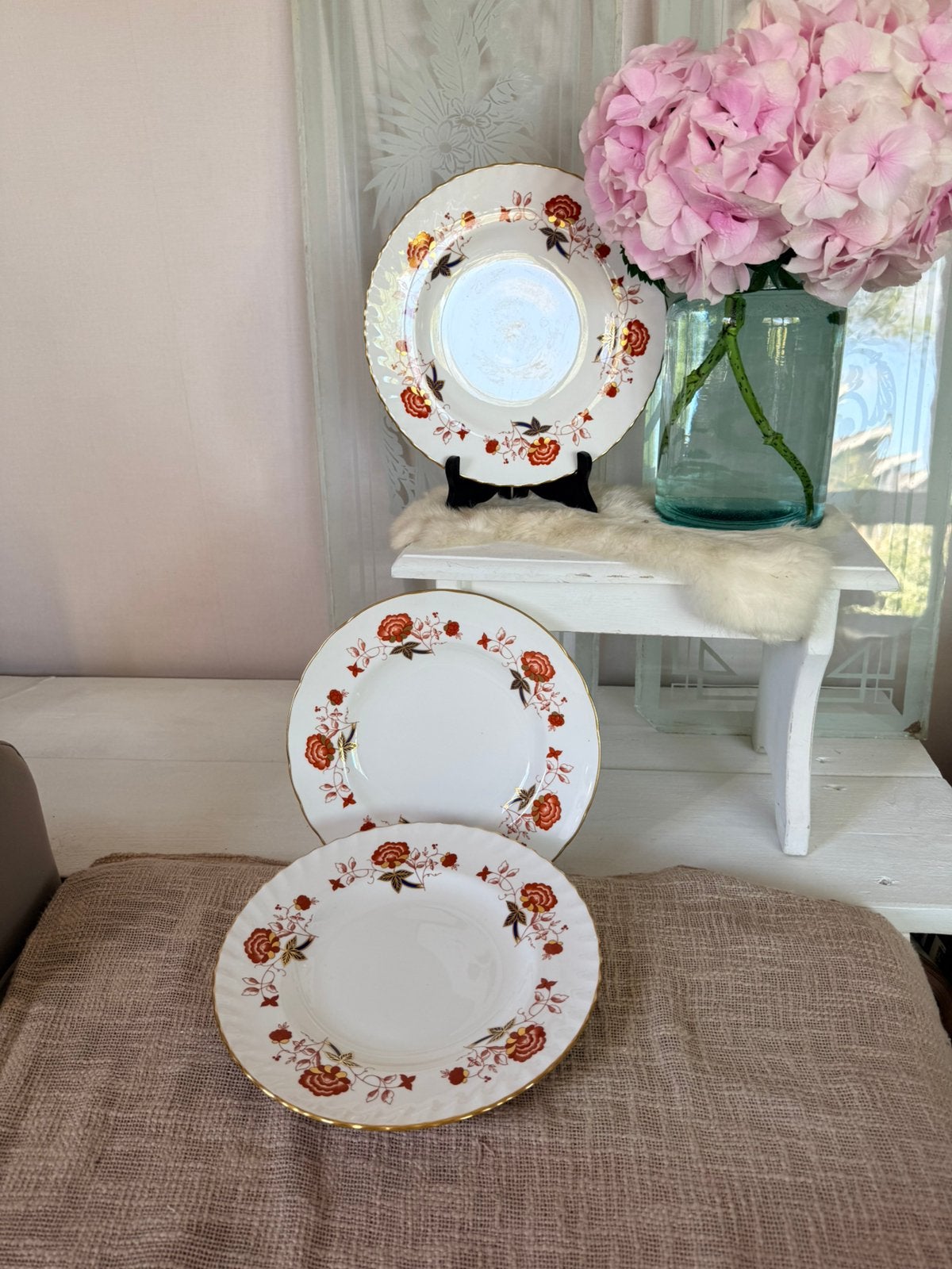 Royal Crown Derby Bali diner bordenn27 cm 3x, Ophalen