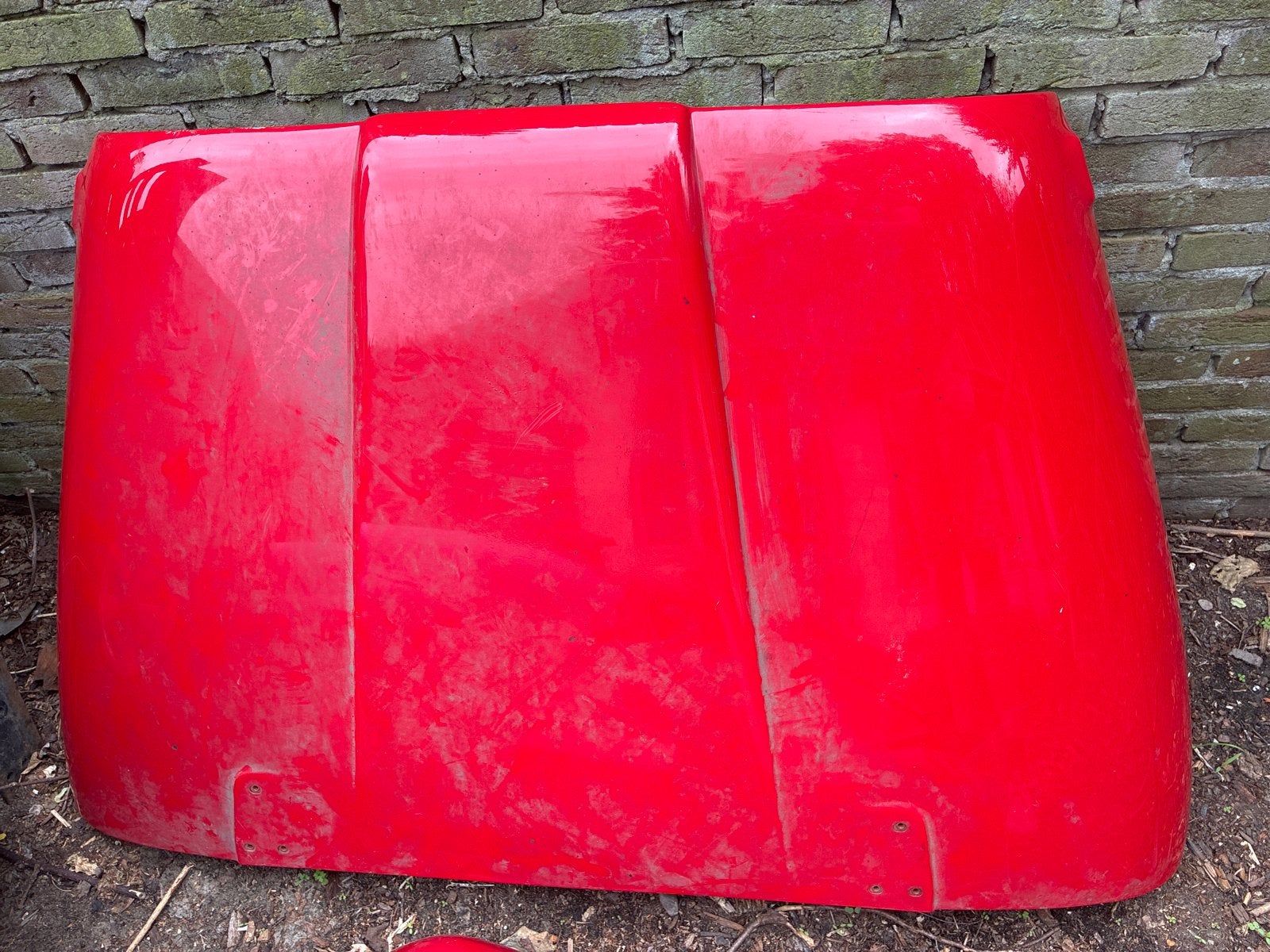 Originele rode Jeep CJ motorkap., Gebruikt, Voor, Motorkap, Ophalen