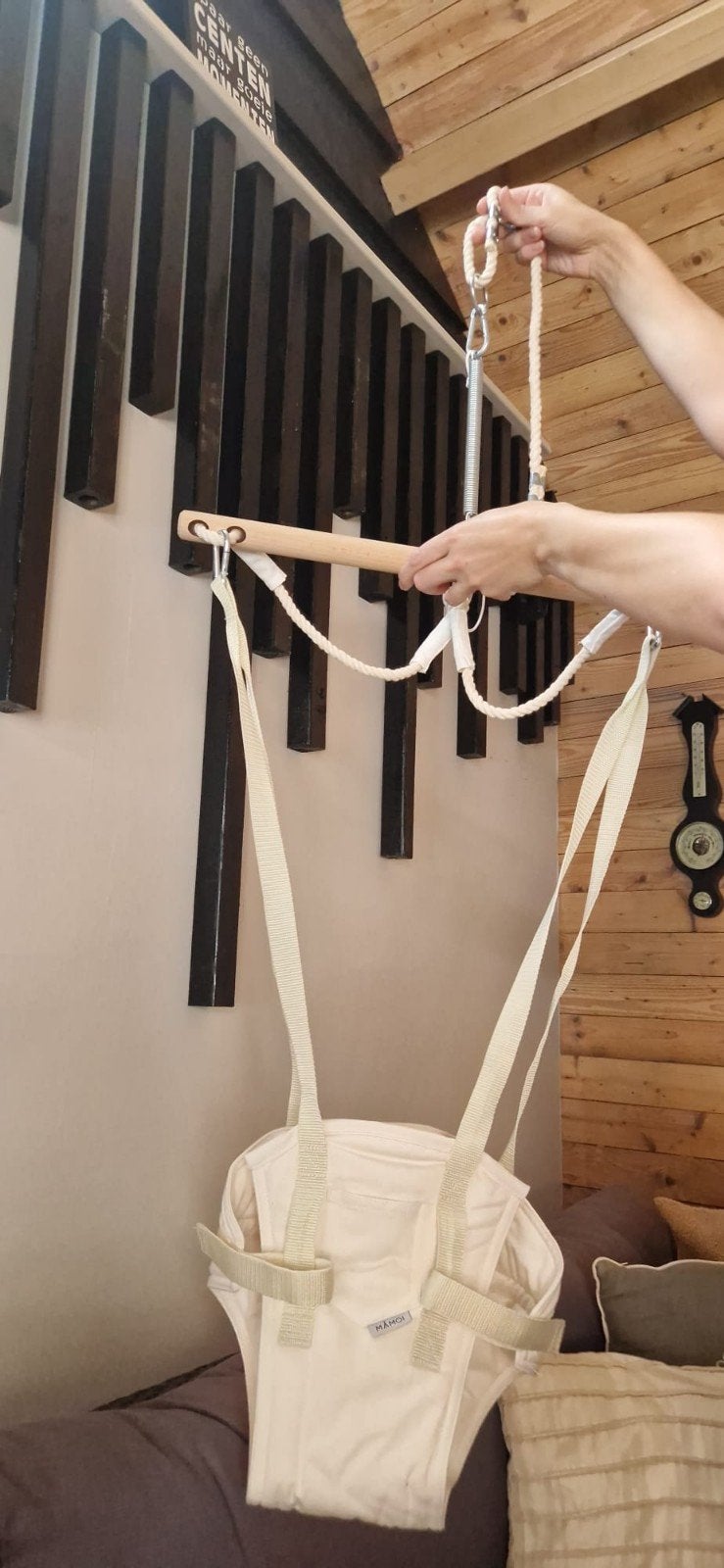 Baby schommel baby bouncer van mamoi, Ophalen, Zo goed als nieuw